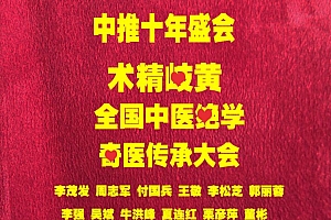 中推十年盛会全国中医绝学奇医传承大会高清视频教程