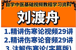北京中医药大学·刘渡舟讲伤寒论全集视频教程