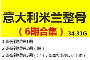 意大利米兰整骨课程6期培训全套高清视频教程