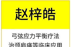 赵梓皓弓弦应力平衡疗法中医视频教程