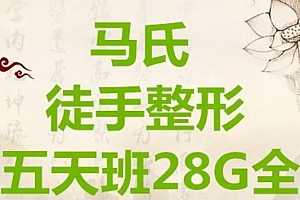马氏徒手整形柔性整骨5天培训班视频教程